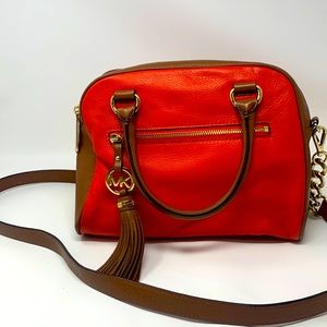 Orange Michael Kors Crossbody